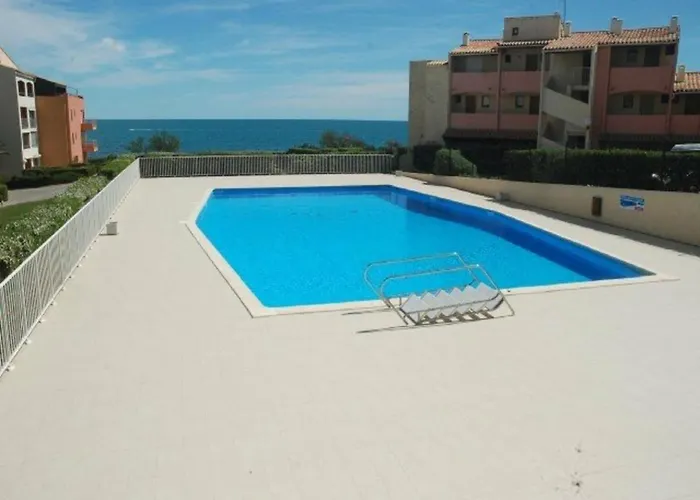 T3 A Cap D'agde Avec Piscine, A 30m Pour 6 Pers. - Fr-1-607-82 Agde